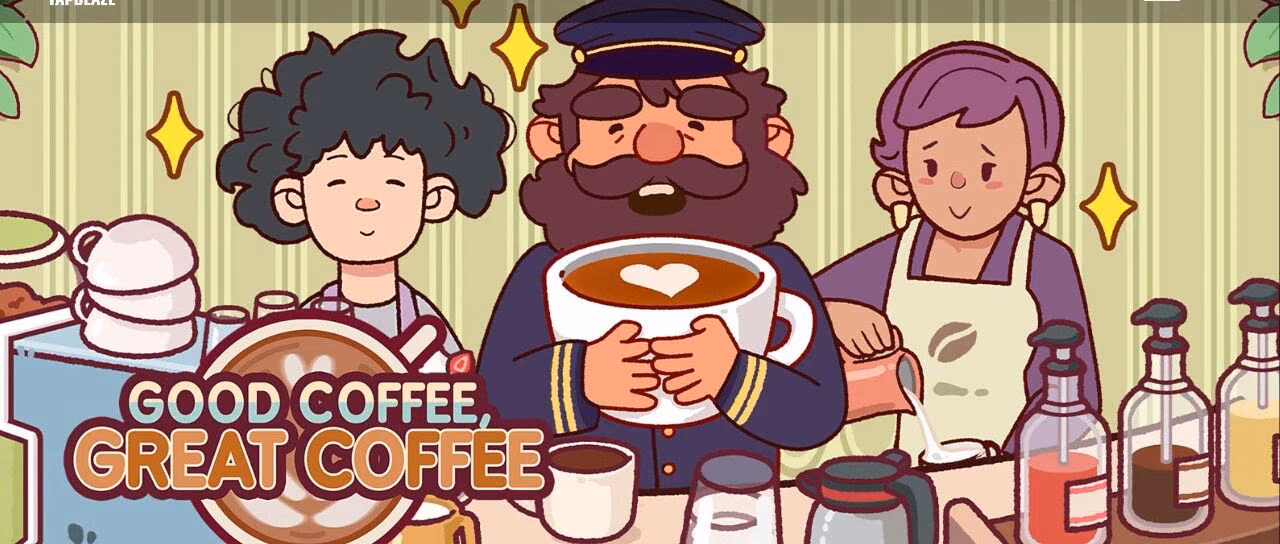 Tapblaze的新游戏,冲到了免费榜第一|Good Coffee Great coffee